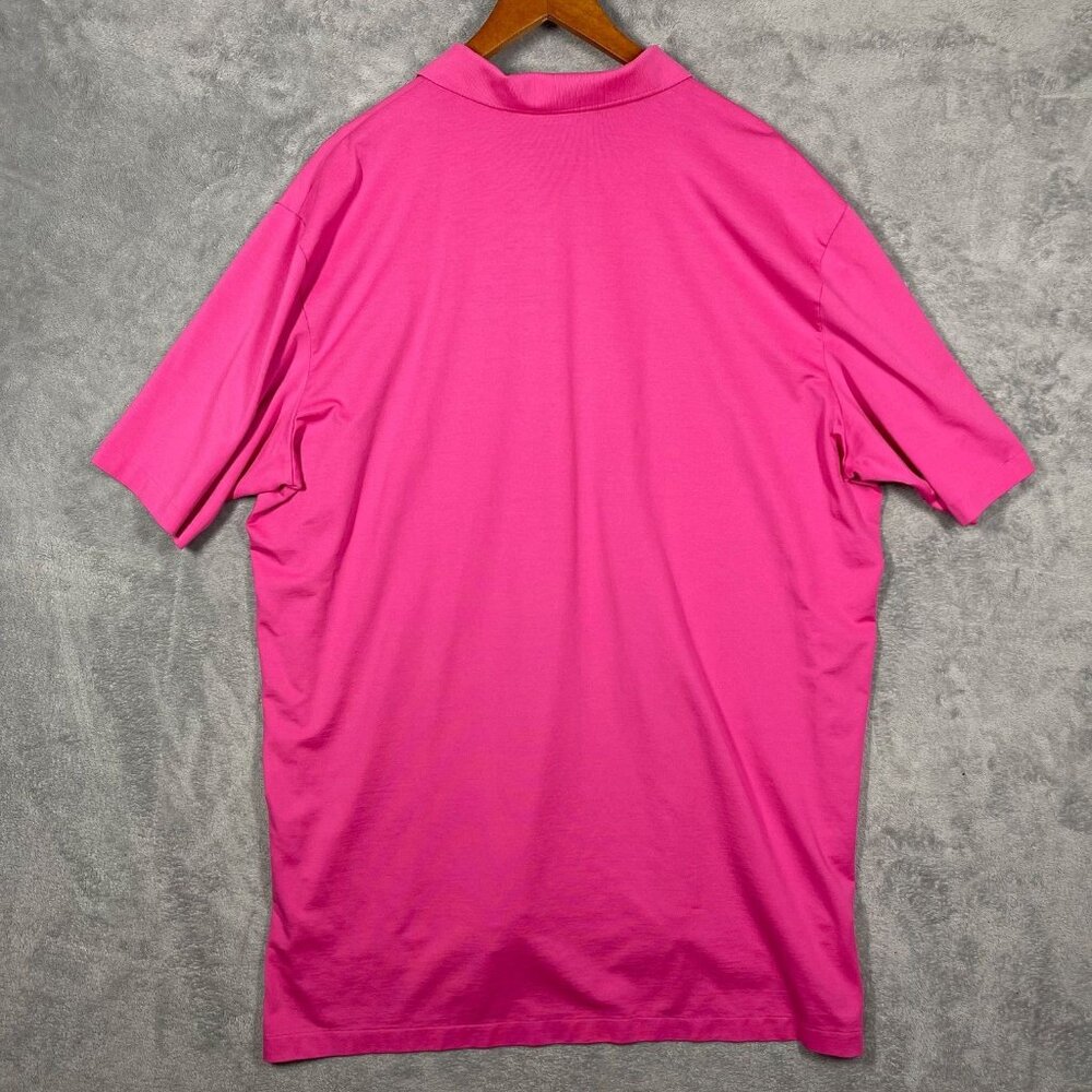 Polo Golf Ralph Lauren Mens Performance Pink Polo Shirt XXL Cotton Blend Casual - Picture 7 of 7